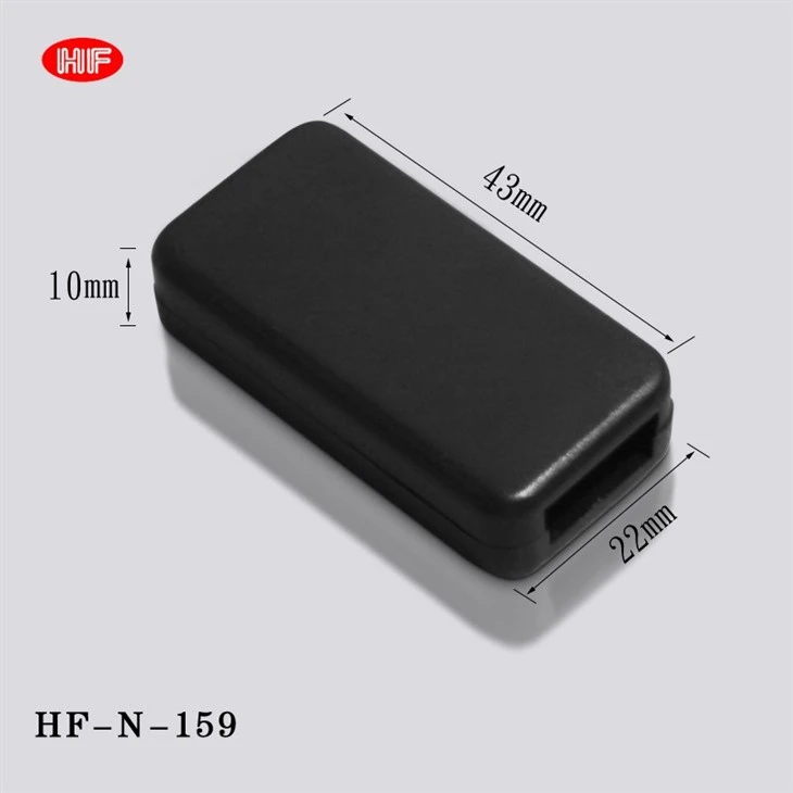 Black Open Hole Small Size Plastic Material Universal Housing